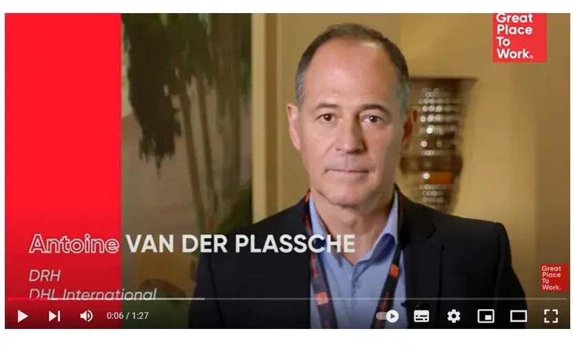 Antoine Van Der Plassche, DRH de DHL International