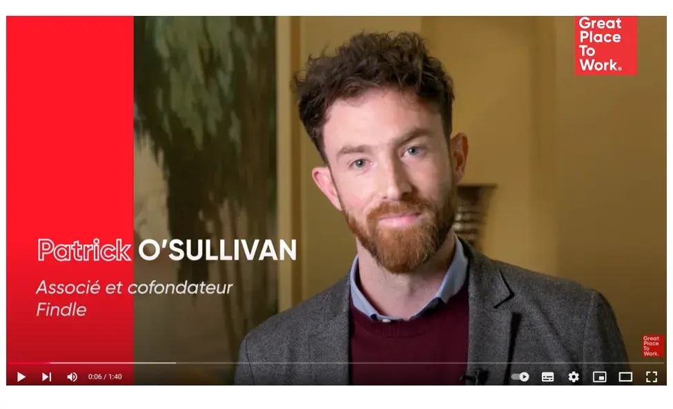 Patrick O'Sullivan, associé et cofondateur de Findle