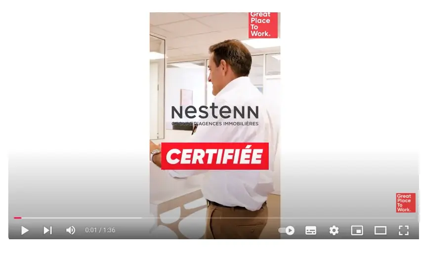 Nestenn Immobilier entreprise certifiée Great Place To Work